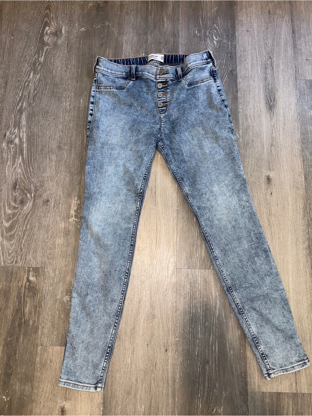 Abercrombie Kids mid-rise pull-on jean legging
